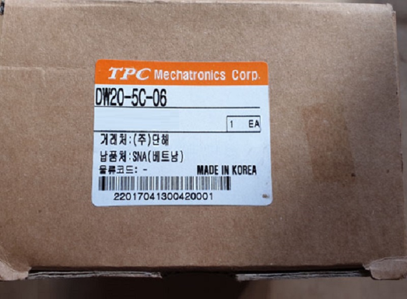 Van điện từ TPC DW20 2 DW20 5C 06 TPC 3