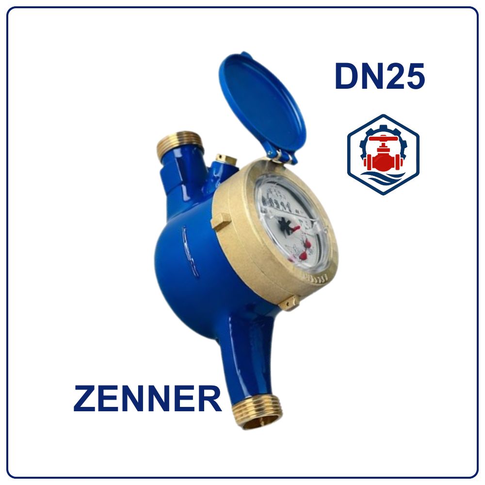 Đồng hồ nước Zenner DN25 2 Đồng hồ nước Zenner DN25