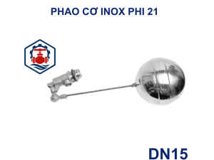 Phao cơ inox 304 phi 21 6 Phao cơ inox 304 phi 21