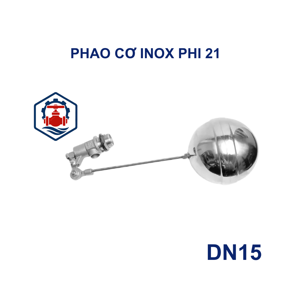 Phao cơ inox 304 phi 21 8 Phao cơ inox 304 phi 21