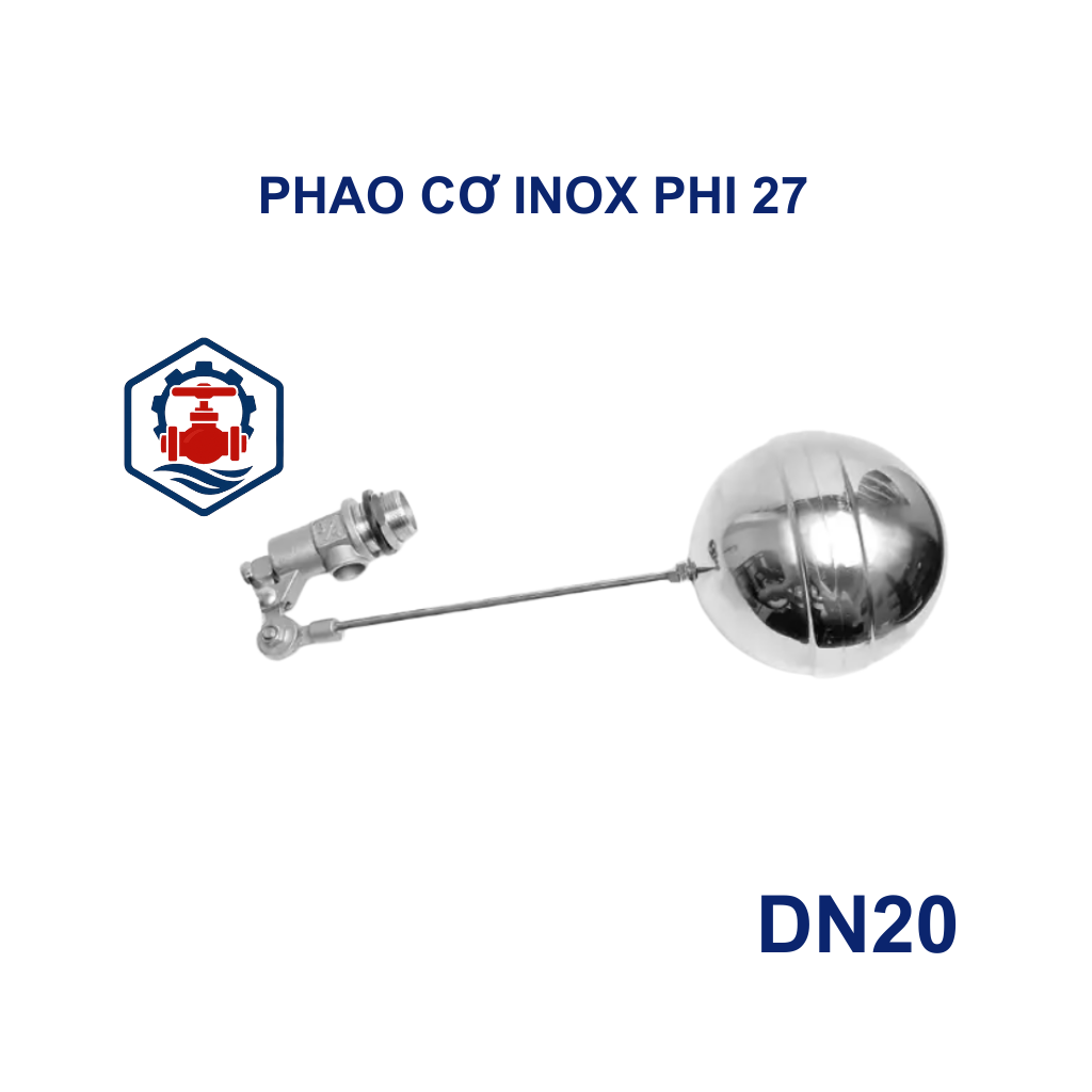 Phao cơ inox 304 phi 27 10 Phao cơ inox 304 phi 27