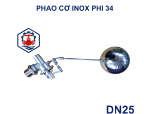 Phao cơ inox 304 phi 34