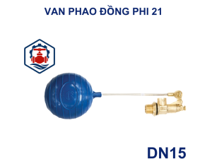 Van phao đồng DN15 Phi 21