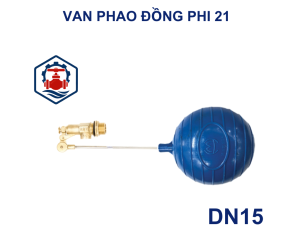 Van phao đồng DN15 Phi 21