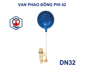 Van phao đồng DN32 Phi 42