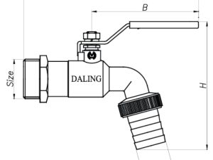 Voi kem Daling tay gat inox 2 1