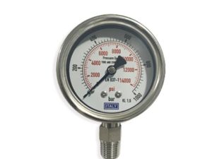 Đồng hồ áp suất chân đứng 1000bar Italy 63mm