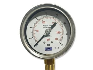 Đồng hồ áp suất chân đứng 16bar Italy size 100mm