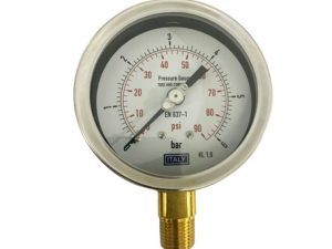 Đồng hồ áp suất chân đứng 6bar Italy size 100mm