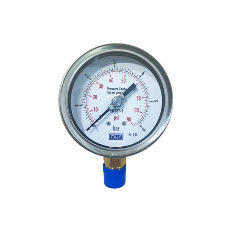 Đồng hồ áp suất ITALY chân đứng 6bar, mặt 63mm 2 Đồng hồ áp suất ITALY chân đứng 6bar, mặt 63mm