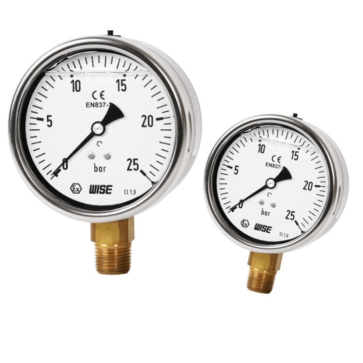 Đồng hồ áp suất Wise P259 2 wise p259 vattuaz.vn 21