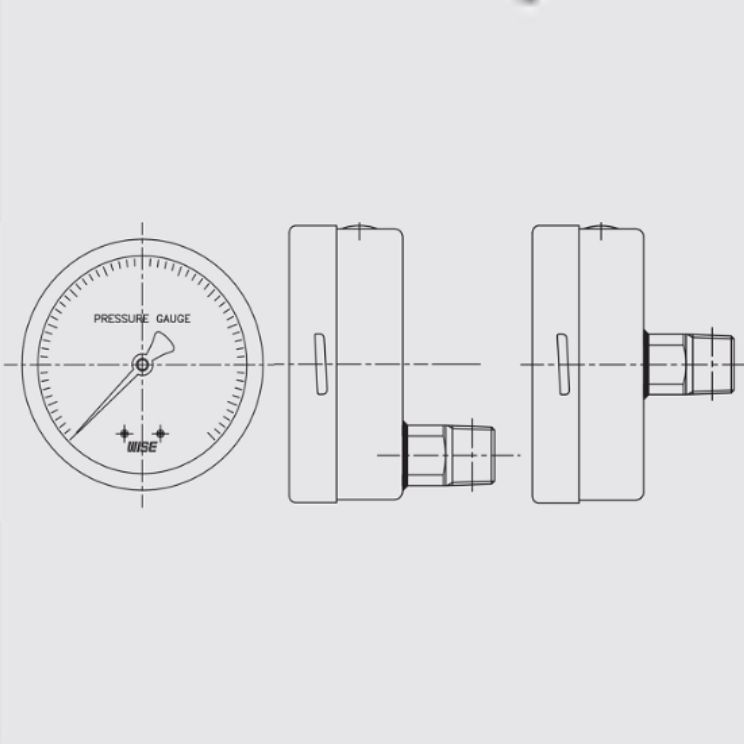 Đồng hồ áp suất Wise P259 4 wise p259 vattuaz.vn 41