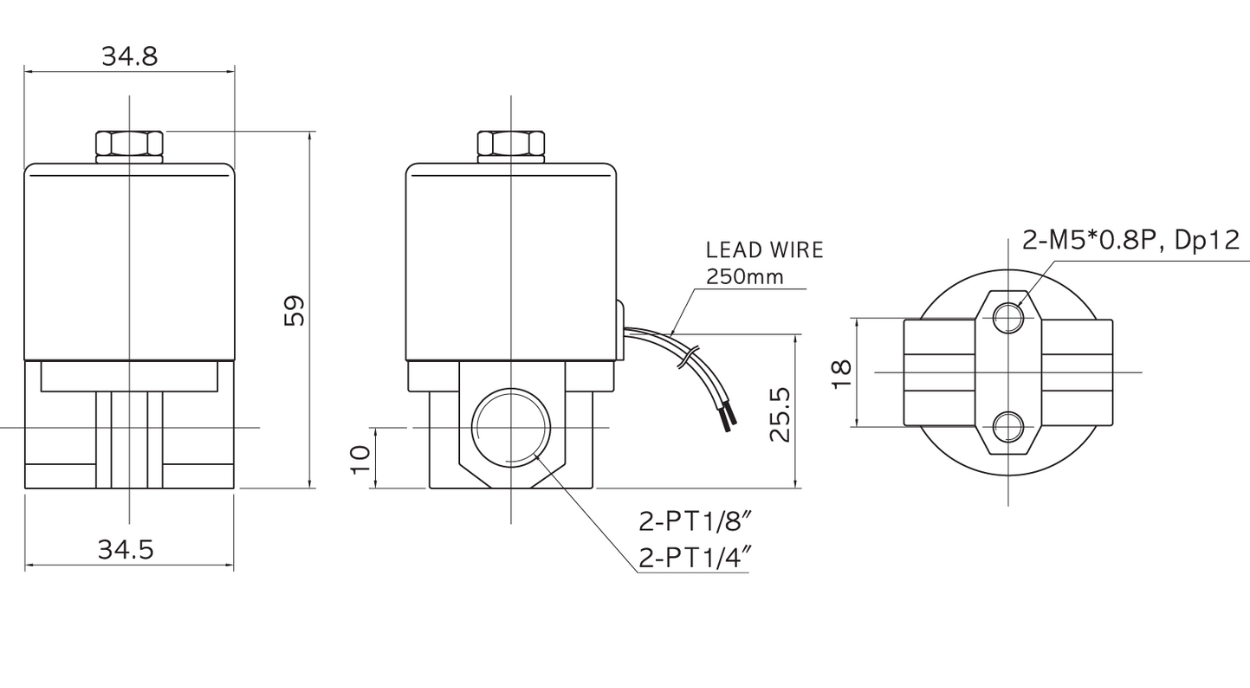 Van điện từ TPC DW03 2 DW03 3