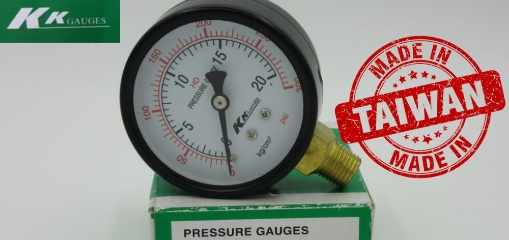 Thương hiệu đồng hồ áp suất KK Gauges đến từ Đài Loan