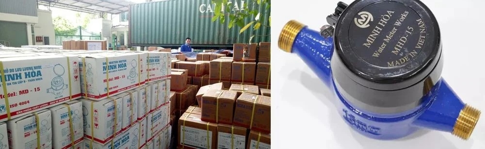 Đồng hồ nước Minh Hoà MHD thân đồng cấp C 14 Đồng hồ nước Minh Hòa MHD thân đồng cấp C