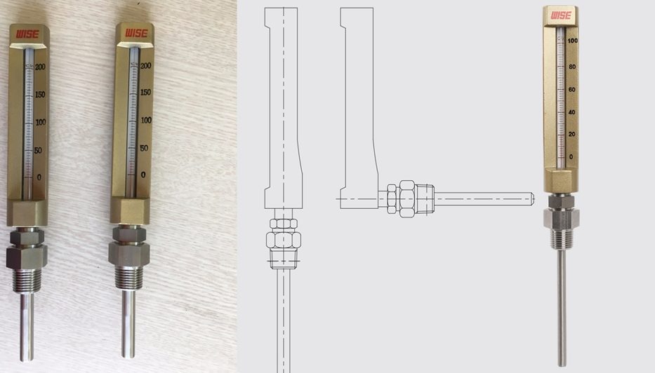 Cấu tạo của đồng hồ nhiệt Wise T400