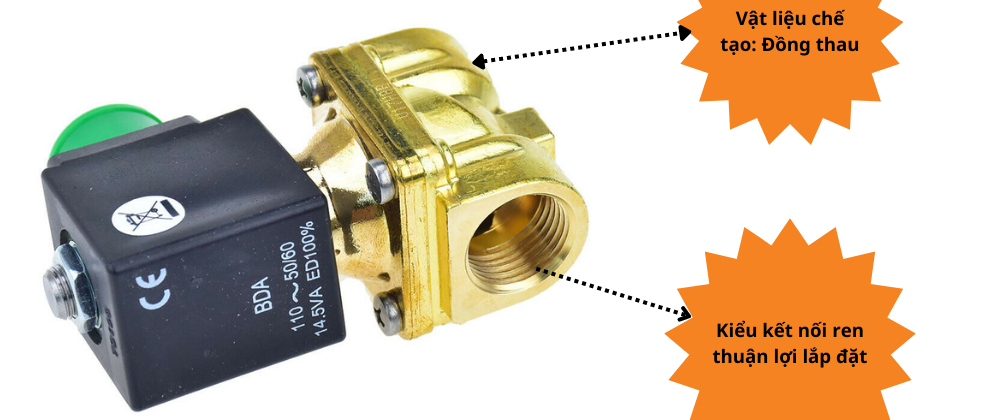 Van ODE 21W7KB500 5 Vật liệu vá kiểu kết nối van điện từ 21W7KB500