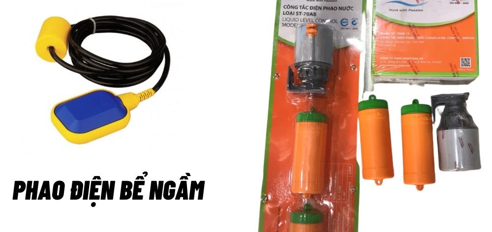 Van phao bể nước ngầm 6 Phao điện bể ngầm