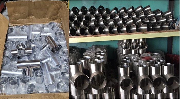 Ảnh tê giảm inox vi sinh