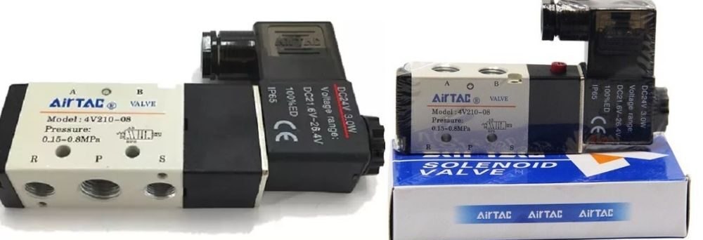 Van điện từ khí nén Airtac 8 van điện từ máy nén khí 24V