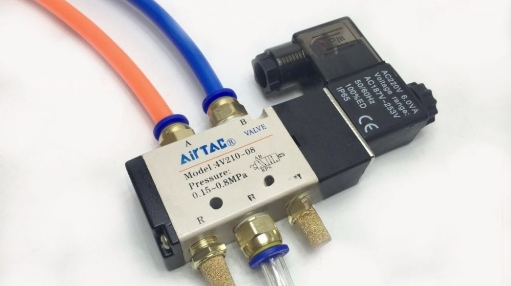 Van điện từ khí nén Airtac 7 Van điện từ máy nén khí 220V