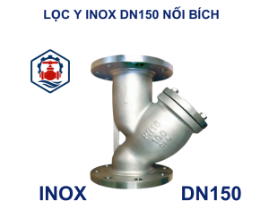 Lọc y inox DN150 nối bích