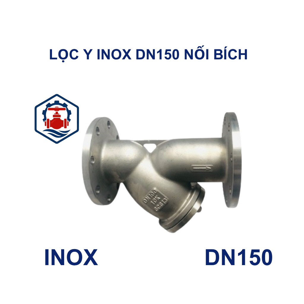 Lọc y inox DN150 nối bích 9 Lọc y inox DN150 nối bích