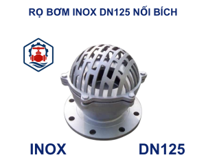 Rọ bơm inox DN125 nối bích 7 Rọ bơm inox DN125 nối bích