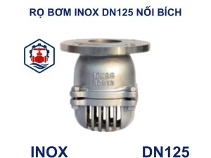 Rọ bơm inox DN125 nối bích 6 Rọ bơm inox DN125 nối bích