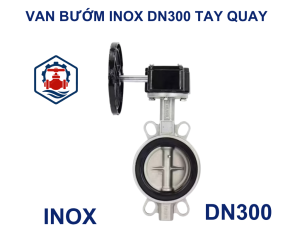 Van bướm inox DN300 tay quay