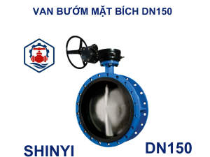Van bướm mặt bích Shinyi DN150