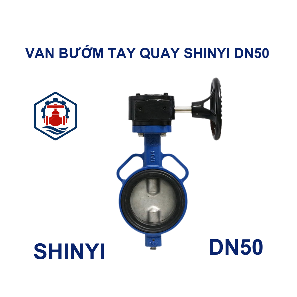 Van bướm tay quay Shinyi DN50 11 Van bướm tay quay Shinyi DN50