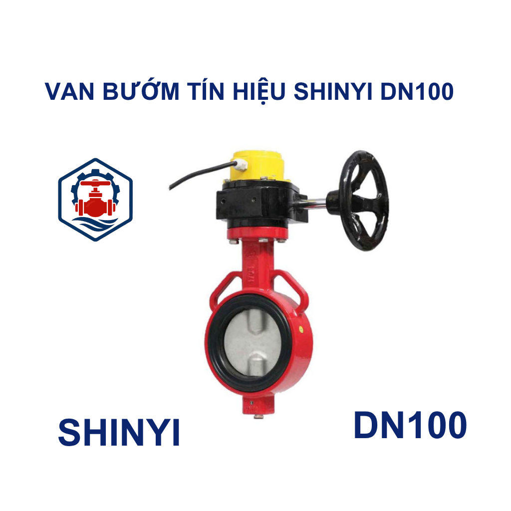 Van bướm tín hiệu Shinyi DN100 6 Van bướm tín hiệu Shinyi DN100