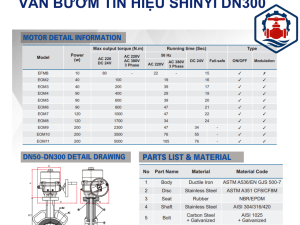 Van bướm tín hiệu Shinyi DN300 4 Cáu tạo Van bướm tín hiệu Shinyi DN300