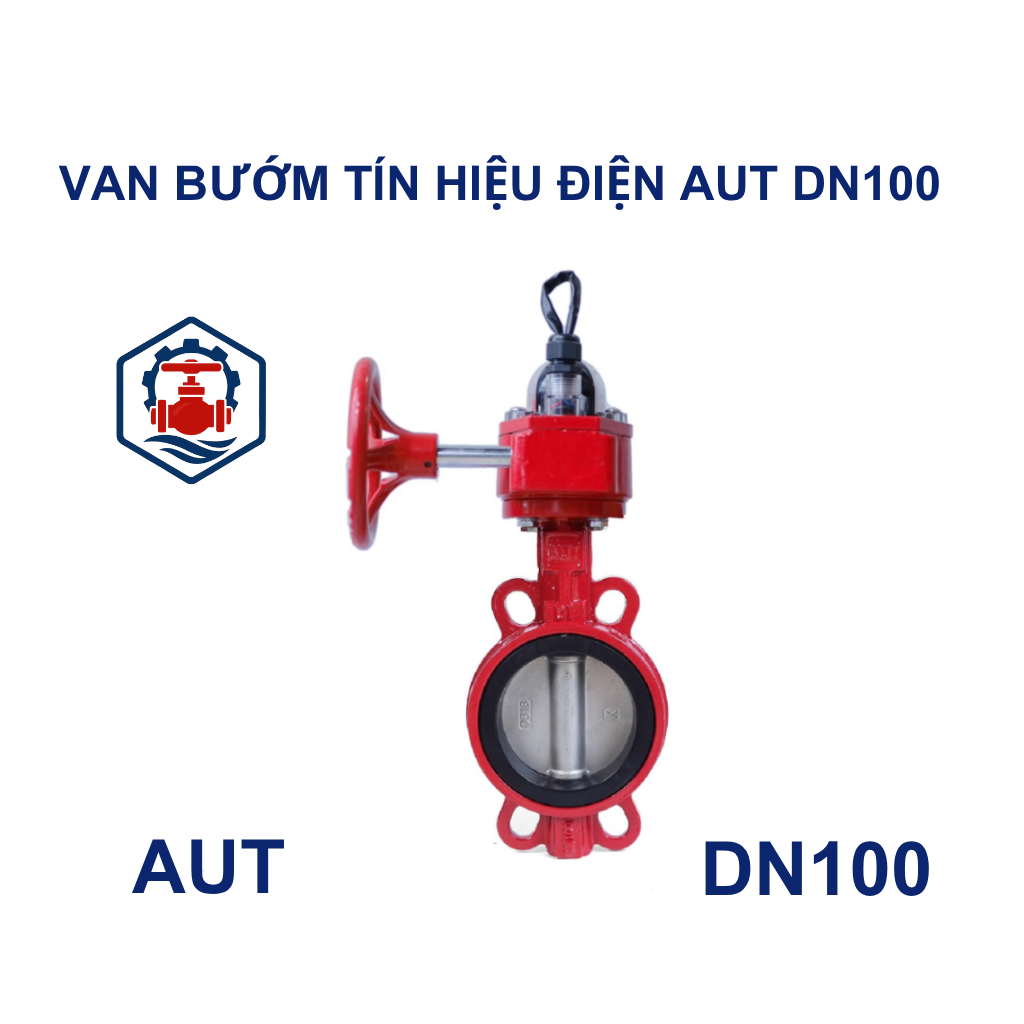 Van bướm tín hiệu điện AUT DN100 10 Van bướm tín hiệu điện AUT DN100