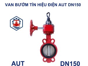 Van bướm tín hiệu điện AUT DN150