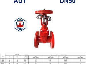 Van cổng tín hiệu điện AUT DN50