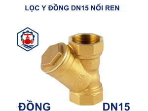 Lọc y đồng DN15 nối ren