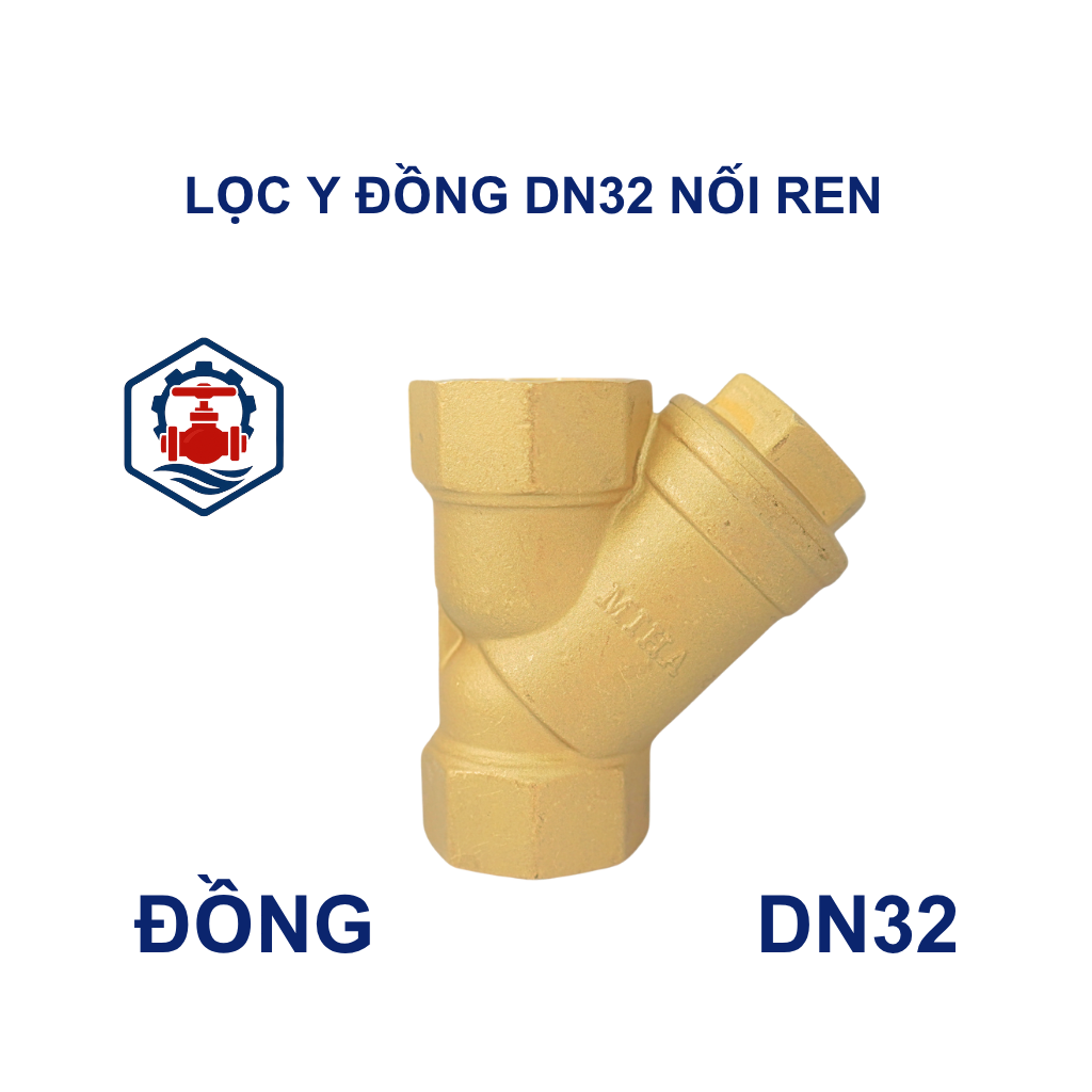 Lọc y đồng DN32 nối ren 13 Lọc y đồng DN32 nối ren