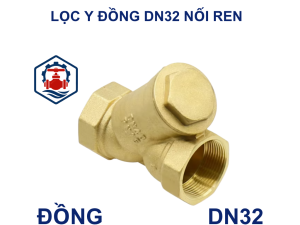 Lọc y đồng DN32 nối ren