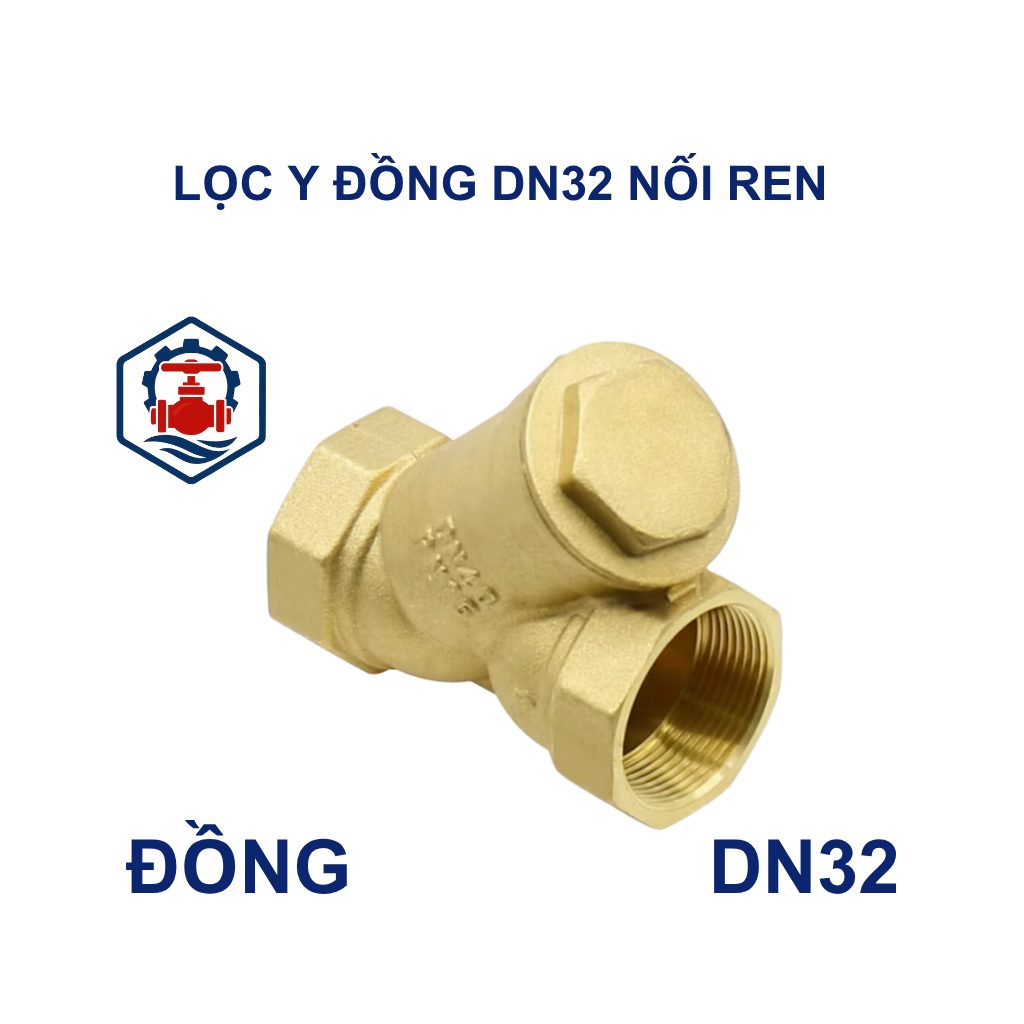 Lọc y đồng DN32 nối ren 15 Lọc y đồng DN32 nối ren