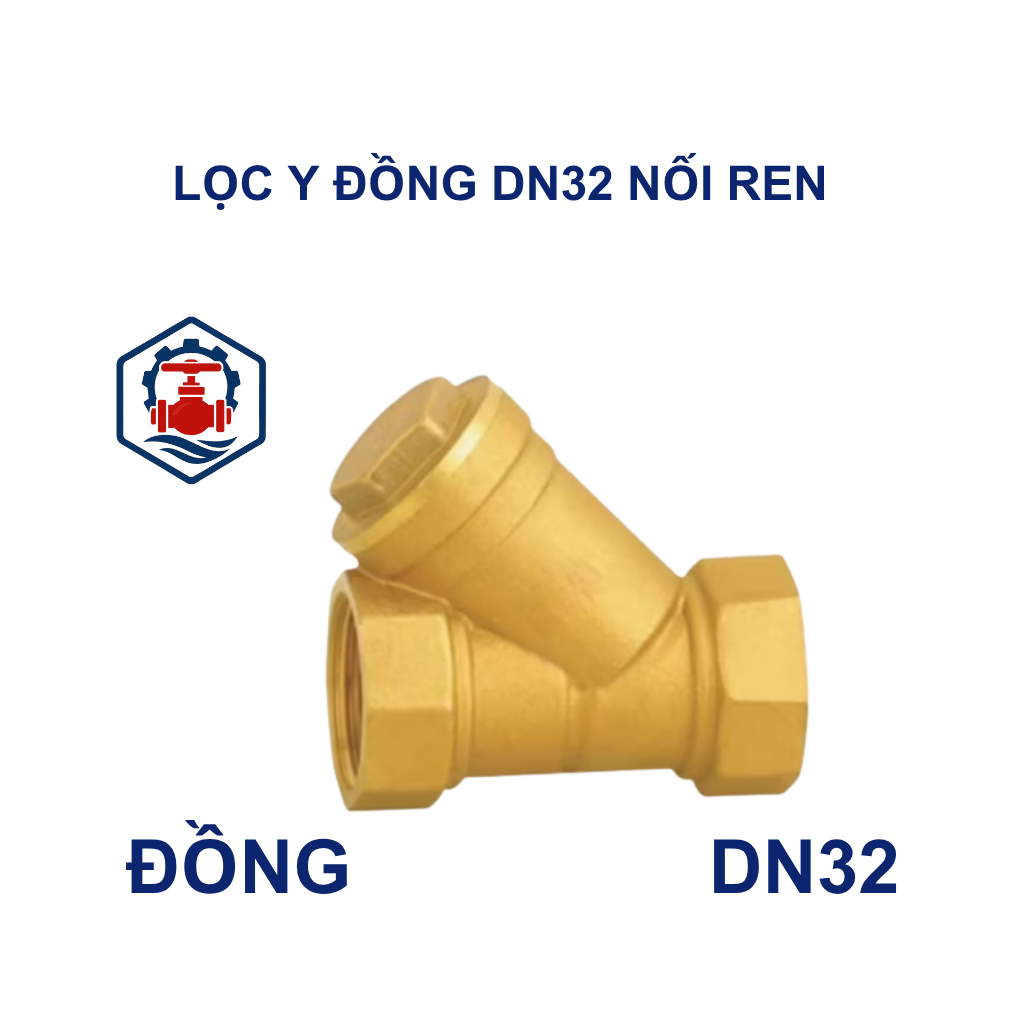 Lọc y đồng DN32 nối ren 16 Lọc y đồng DN32 nối ren