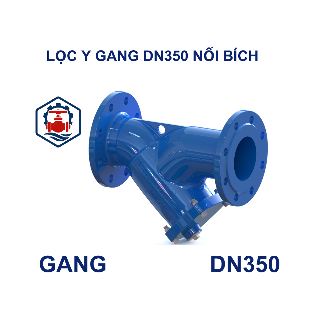 Lọc y gang DN350 nối bích 16 Lọc y gang DN350 nối bích
