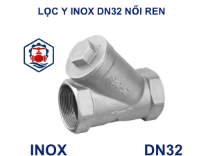Lọc y inox DN32 nối ren