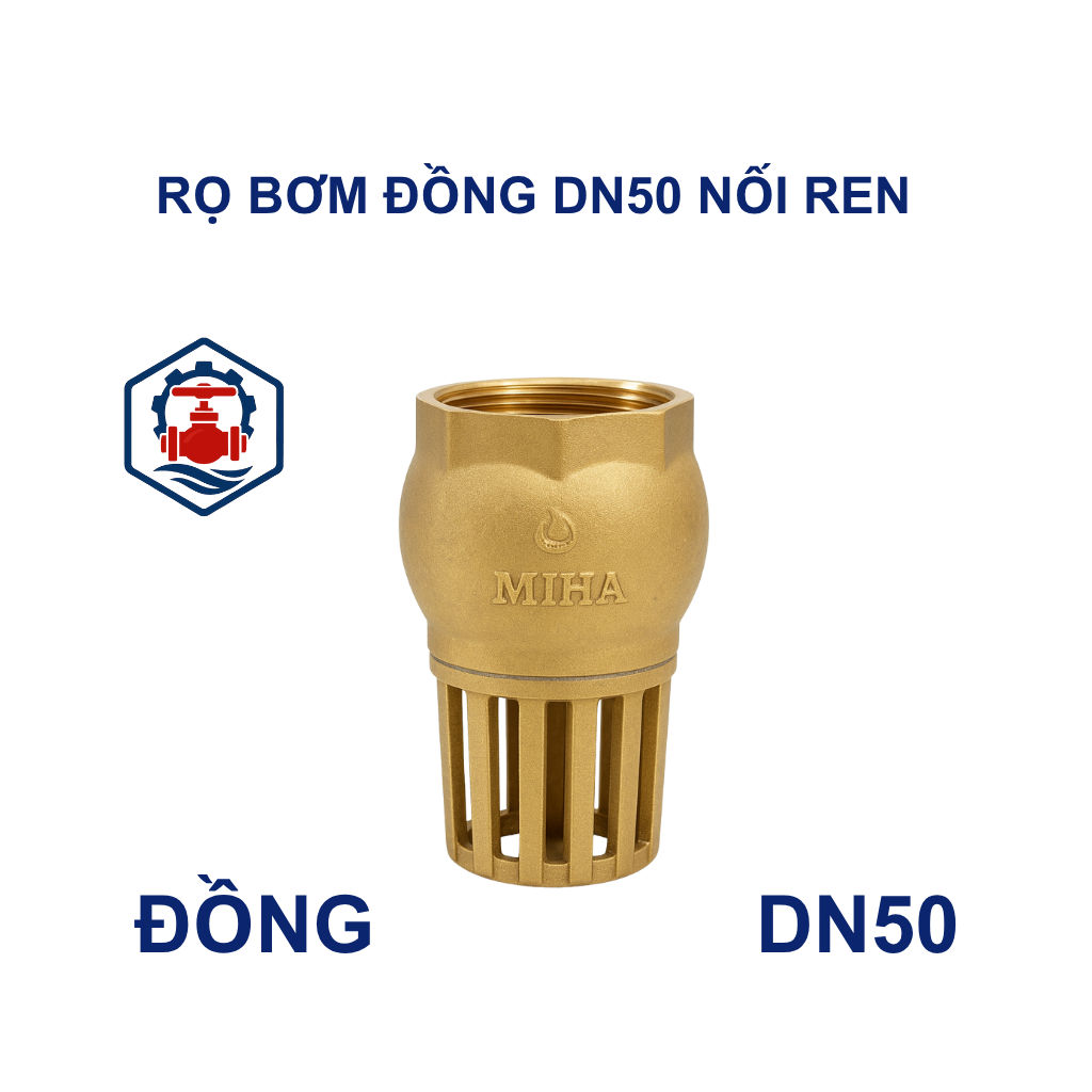 Rọ bơm đồng DN50 nối ren 10 Rọ bơm đồng DN50 nối ren