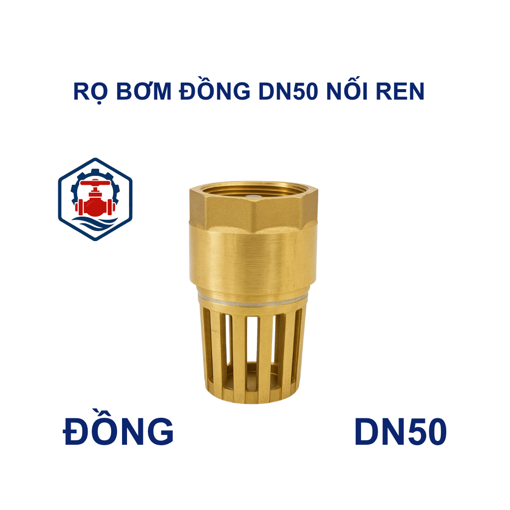 Rọ bơm đồng DN50 nối ren 11 Rọ bơm đồng DN50 nối ren