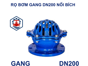 Rọ bơm gang DN200 nối bích