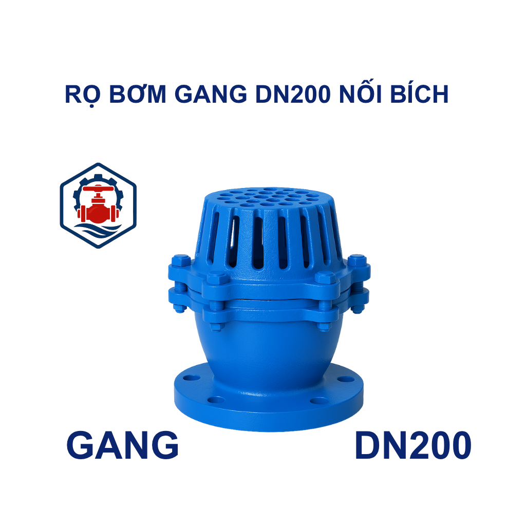 Rọ bơm gang DN200 nối bích 13 Rọ bơm gang DN200 nối bích