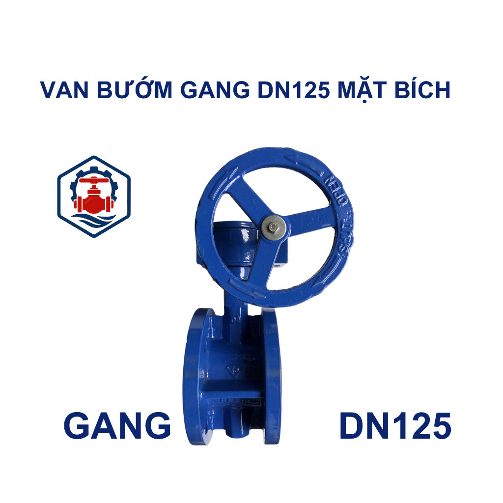 Van bướm mặt bích DN125 16 Van bướm mặt bích DN125