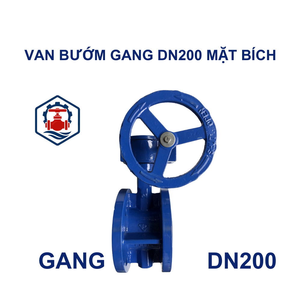 Van bướm mặt bích DN200 16 Van bướm mặt bích DN200